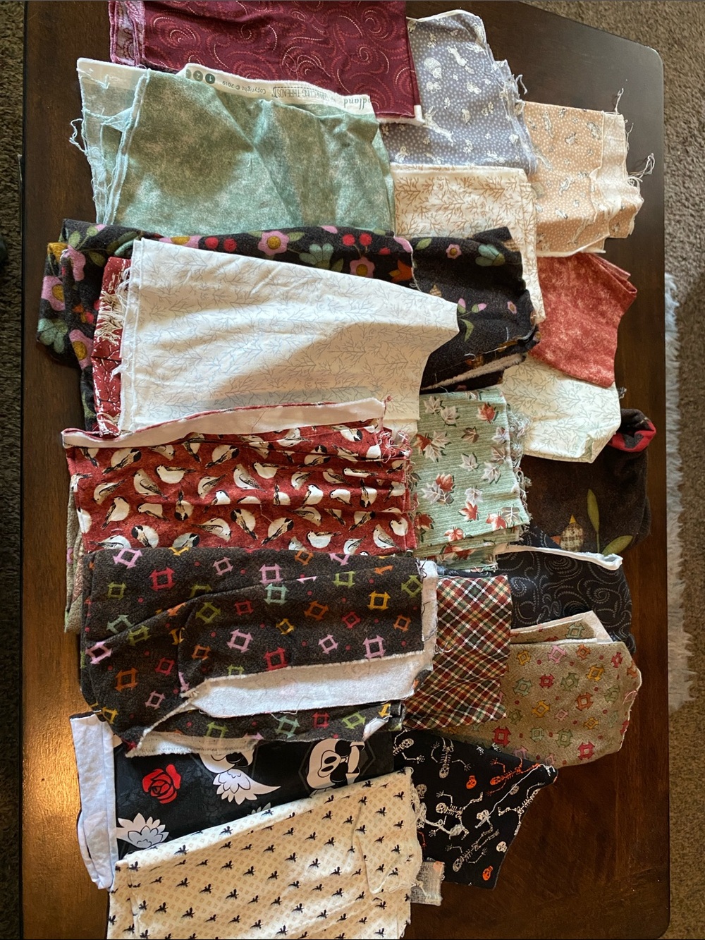 Assorted Quilting Fabric Bundle - Multi Color Prints fat quarters
